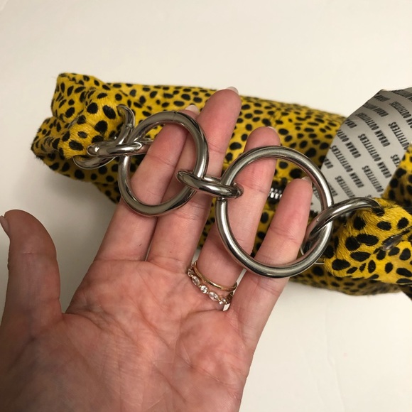 NWT Urban Outfitters leopard calf hair handbag - Picture 5 of 7